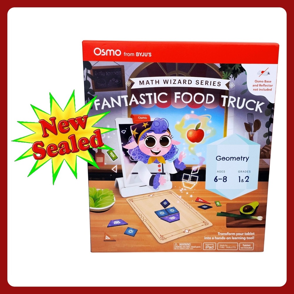 Osmo Math Wizard Fantastic Food Truck Geometry Game Kids‎ New 902-00063